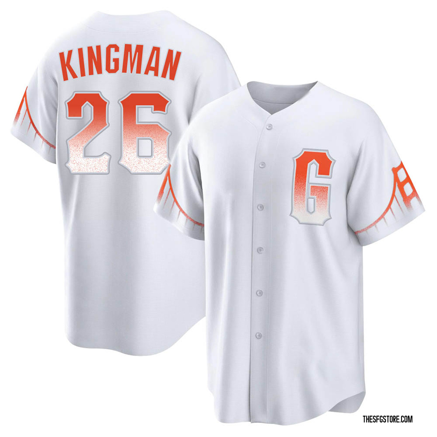 White Replica Dave Kingman Youth San Francisco Giants 2021 City Connect Jersey