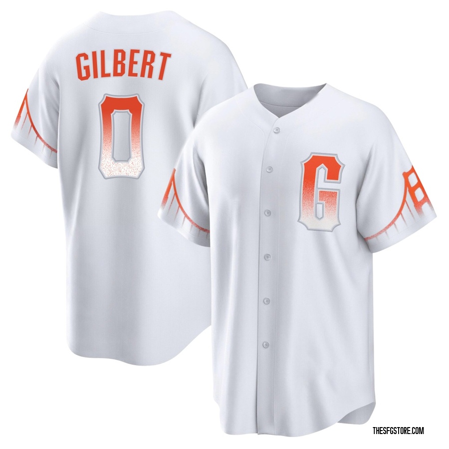 White Replica Drew Gilbert Men's San Francisco Giants 2021 City Connect Jersey