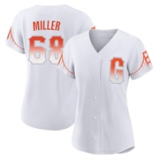 White Replica Erik Miller Women's San Francisco Giants 2021 City Connect Jersey