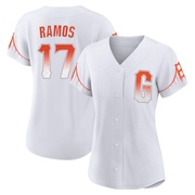 White Replica Heliot Ramos Women's San Francisco Giants 2021 City Connect Jersey