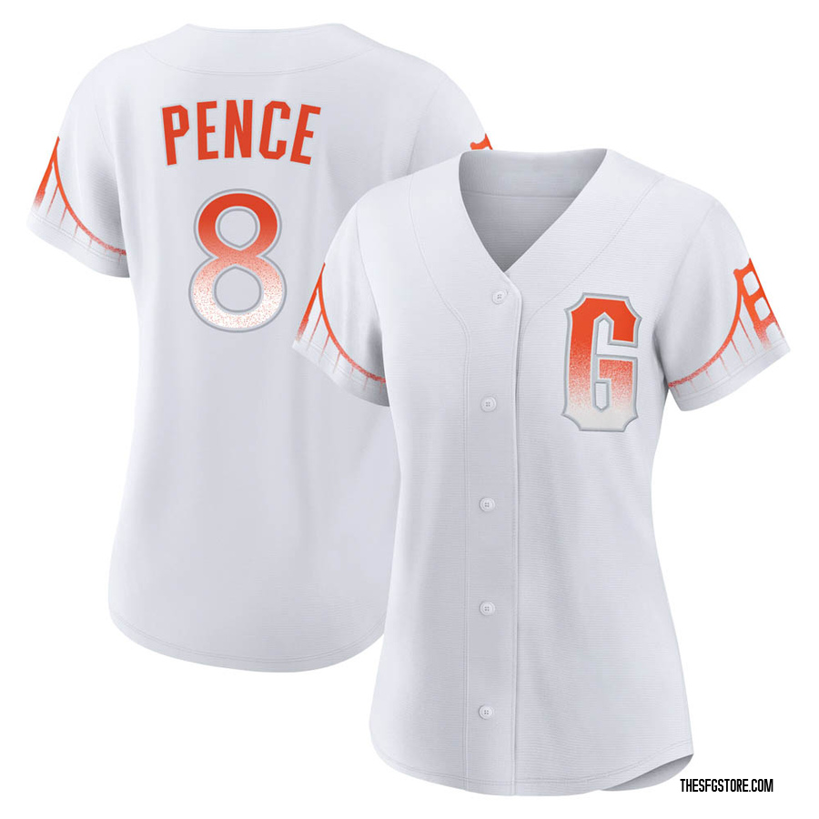 White Replica Hunter Pence Women's San Francisco Giants 2021 City Connect Jersey