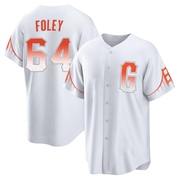 White Replica Jason Foley Men's San Francisco Giants 2021 City Connect Jersey