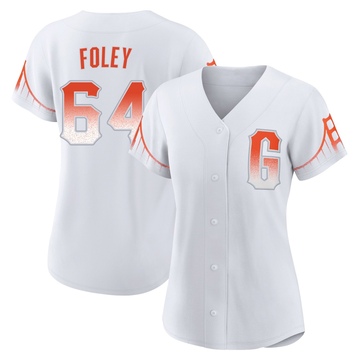 White Replica Jason Foley Women's San Francisco Giants 2021 City Connect Jersey