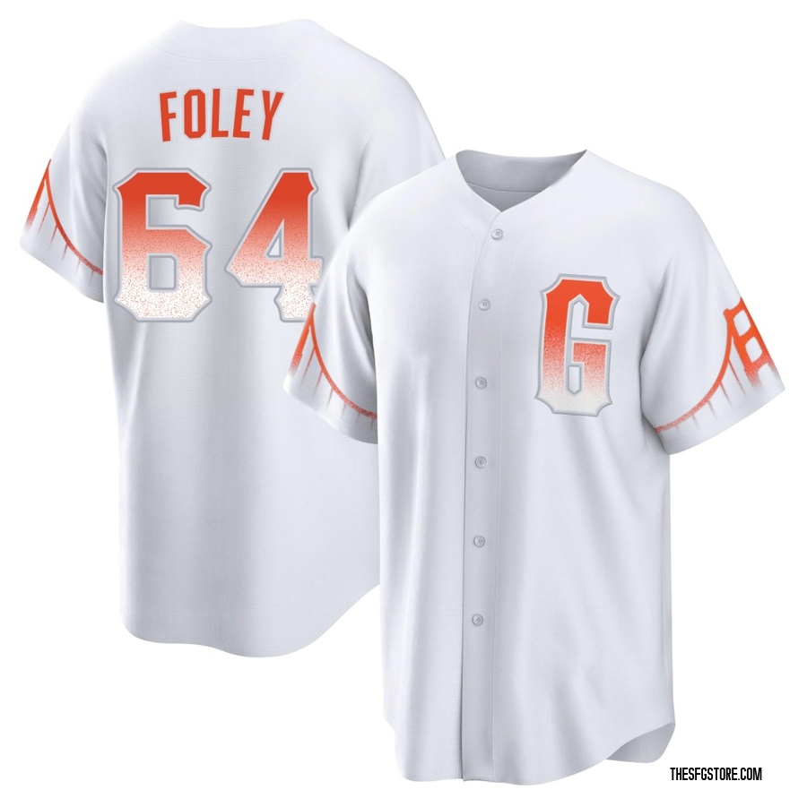 White Replica Jason Foley Youth San Francisco Giants 2021 City Connect Jersey