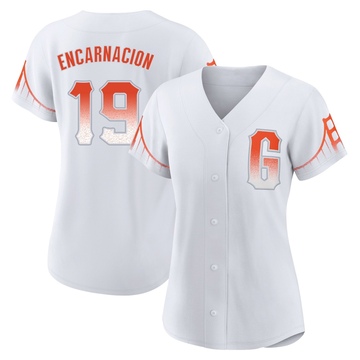 White Replica Jerar Encarnacion Women's San Francisco Giants 2021 City Connect Jersey