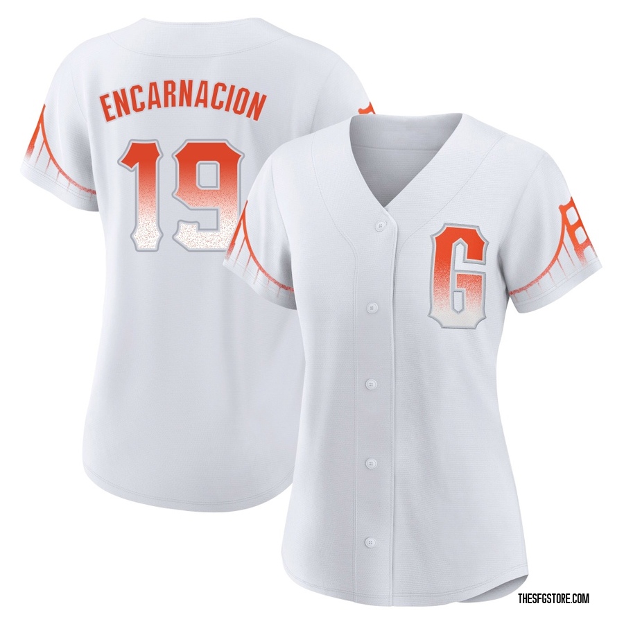 White Replica Jerar Encarnacion Women's San Francisco Giants 2021 City Connect Jersey