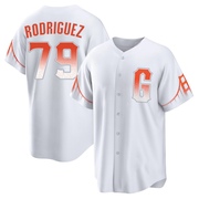 White Replica Jesus Rodriguez Men's San Francisco Giants 2021 City Connect Jersey