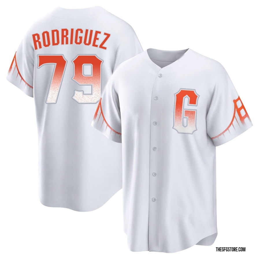 White Replica Jesus Rodriguez Men's San Francisco Giants 2021 City Connect Jersey