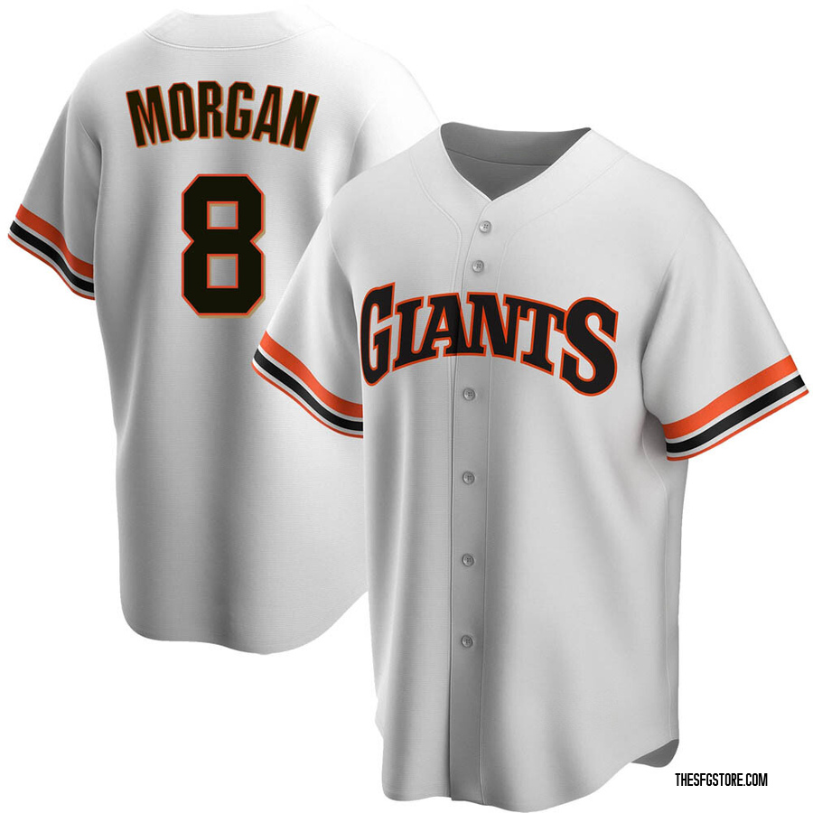 White Replica Joe Morgan Youth San Francisco Giants Home Cooperstown Collection Jersey