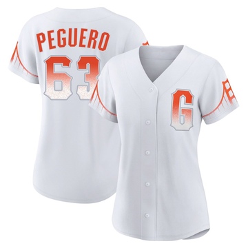 White Replica Joel Peguero Women's San Francisco Giants 2021 City Connect Jersey