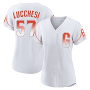 White Replica Joey Lucchesi Women's San Francisco Giants 2021 City Connect Jersey