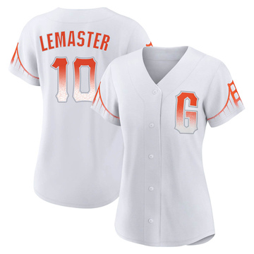 White Replica Johnnie Lemaster Women's San Francisco Giants 2021 City Connect Jersey