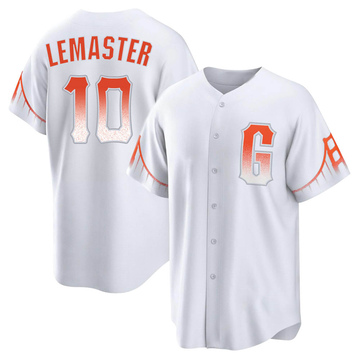 White Replica Johnnie Lemaster Youth San Francisco Giants 2021 City Connect Jersey