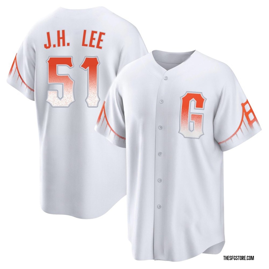 White Replica Jung Hoo Lee Men's San Francisco Giants 2021 City Connect Jersey