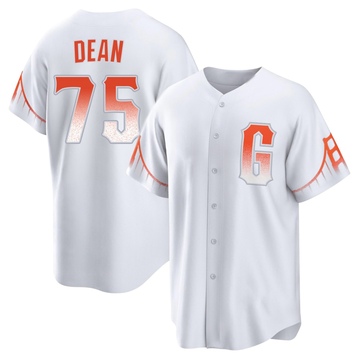 White Replica Justin Dean Men's San Francisco Giants 2021 City Connect Jersey