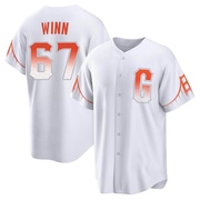 White Replica Keaton Winn Men's San Francisco Giants 2021 City Connect Jersey