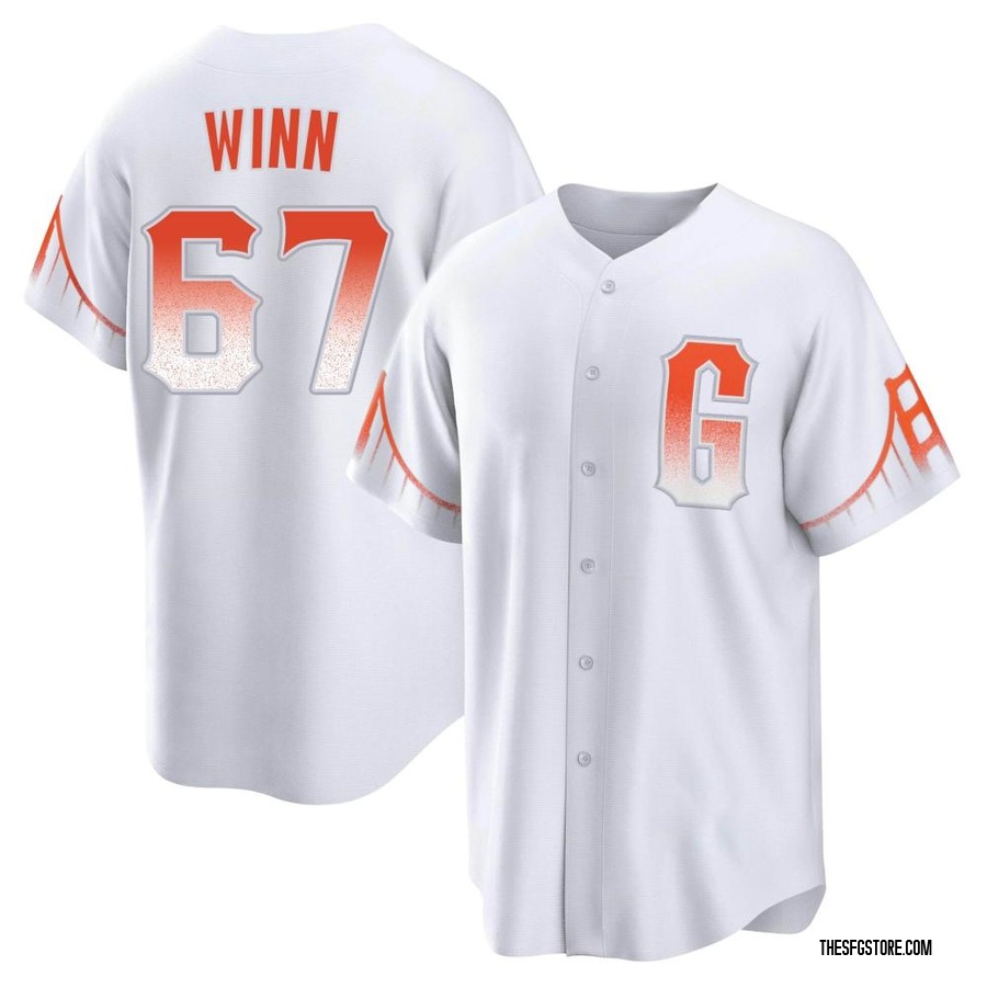 White Replica Keaton Winn Men's San Francisco Giants 2021 City Connect Jersey