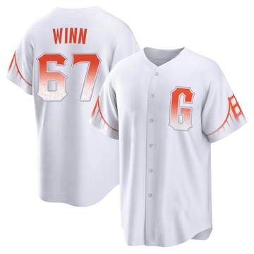 White Replica Keaton Winn Youth San Francisco Giants 2021 City Connect Jersey