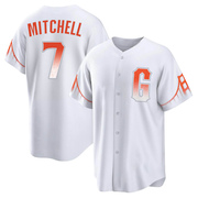 White Replica Kevin Mitchell Men's San Francisco Giants 2021 City Connect Jersey