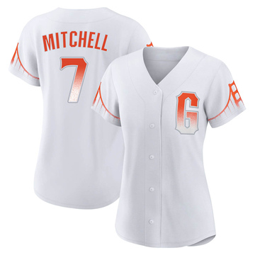 White Replica Kevin Mitchell Women's San Francisco Giants 2021 City Connect Jersey