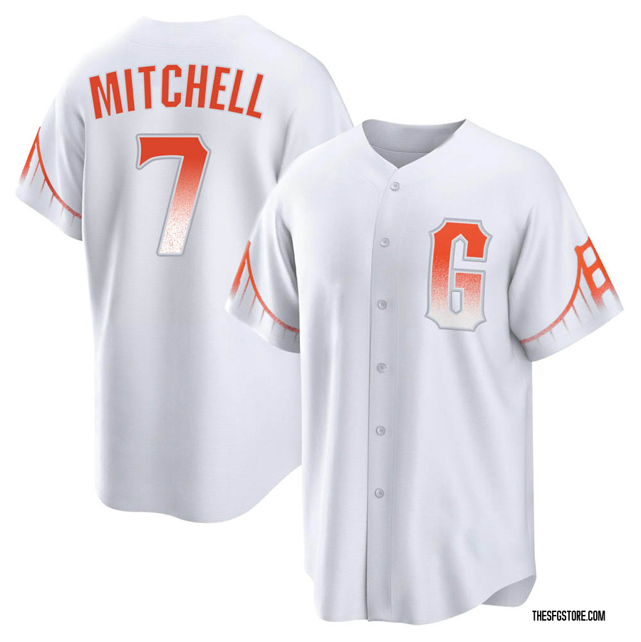 White Replica Kevin Mitchell Youth San Francisco Giants 2021 City Connect Jersey