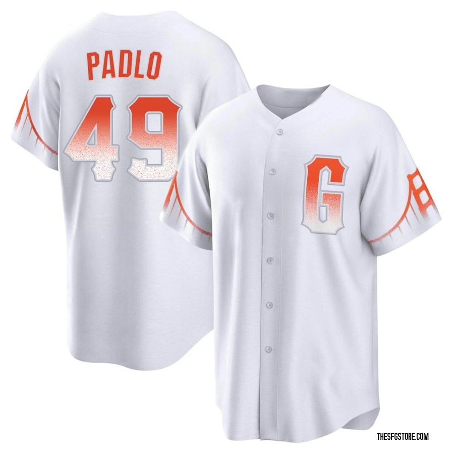 White Replica Kevin Padlo Youth San Francisco Giants 2021 City Connect Jersey