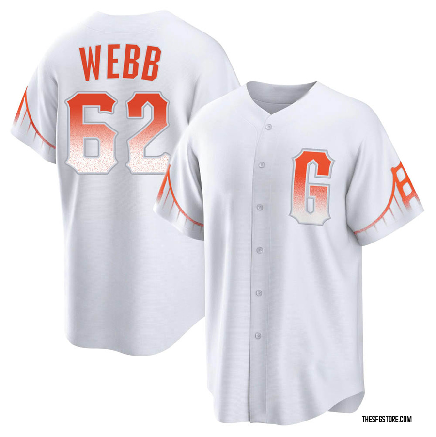 White Replica Logan Webb Youth San Francisco Giants 2021 City Connect Jersey