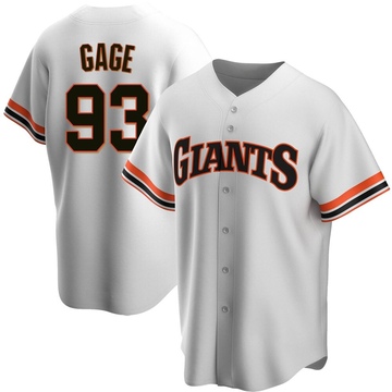 White Replica Matt Gage Youth San Francisco Giants Home Cooperstown Collection Jersey