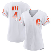 White Replica Mel Ott Women's San Francisco Giants 2021 City Connect Jersey