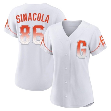 White Replica Nicholas Sinacola Women's San Francisco Giants 2021 City Connect Jersey