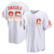 White Replica Nicholas Sinacola Youth San Francisco Giants 2021 City Connect Jersey