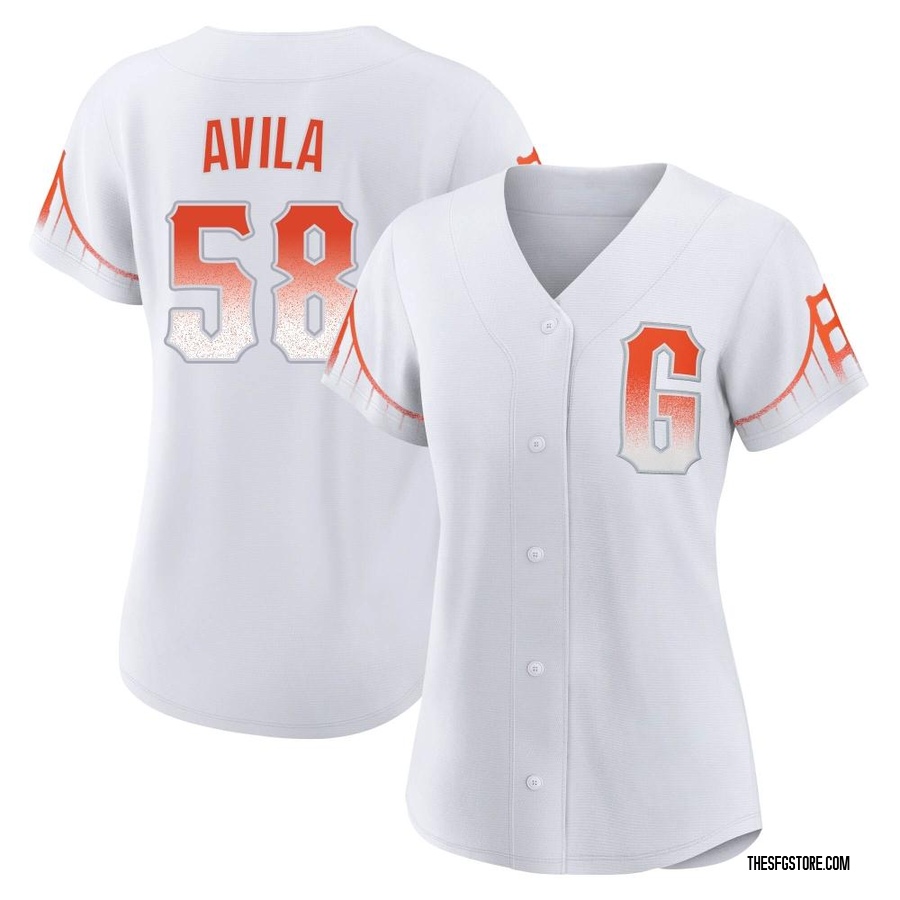 White Replica Nick Avila Women's San Francisco Giants 2021 City Connect Jersey