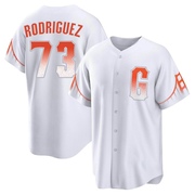 White Replica Randy Rodriguez Men's San Francisco Giants 2021 City Connect Jersey