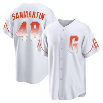 White Replica Reiver Sanmartin Men's San Francisco Giants 2021 City Connect Jersey