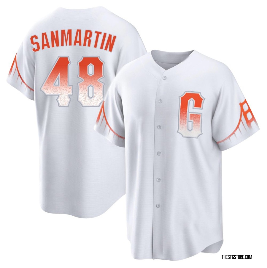 White Replica Reiver Sanmartin Men's San Francisco Giants 2021 City Connect Jersey