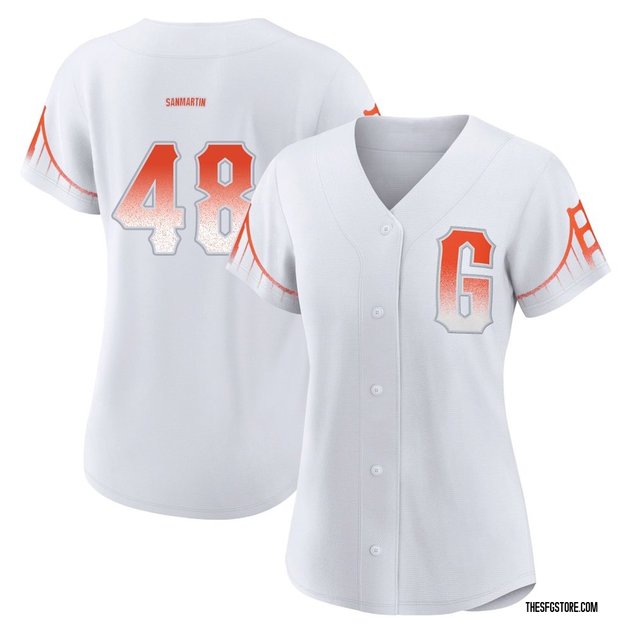 White Replica Reiver Sanmartin Women's San Francisco Giants 2021 City Connect Jersey