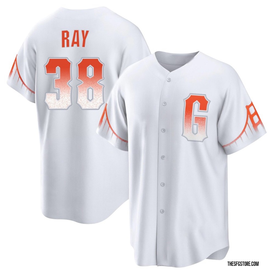White Replica Robbie Ray Youth San Francisco Giants 2021 City Connect Jersey