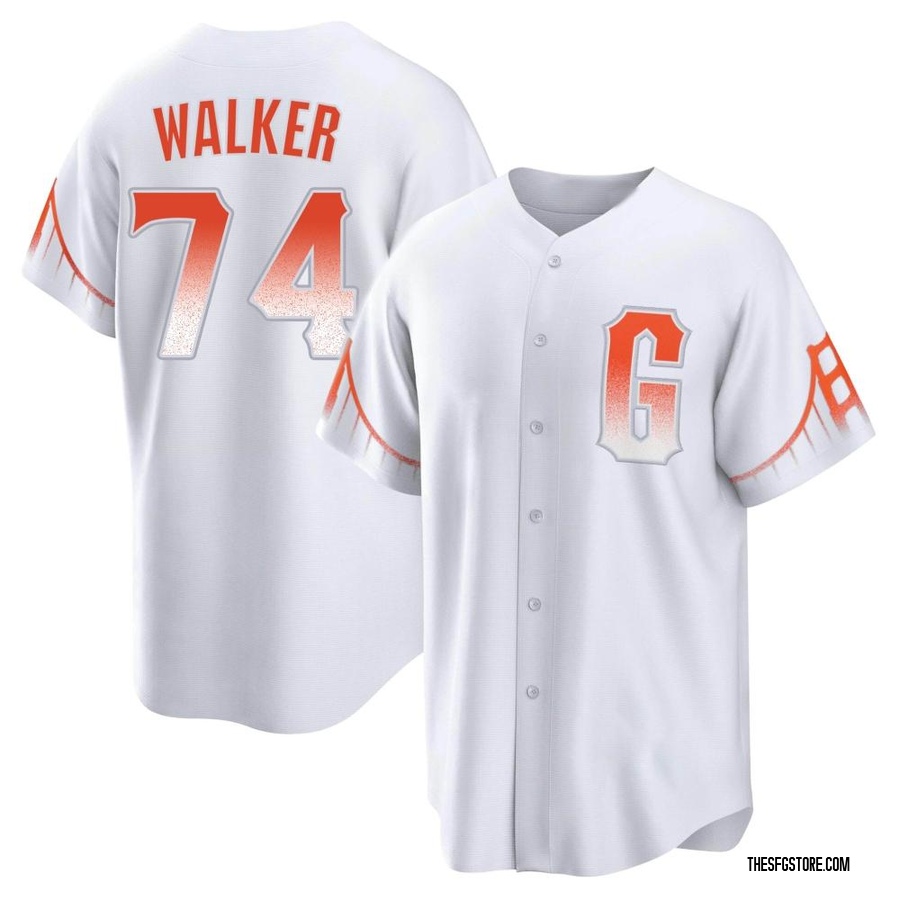 White Replica Ryan Walker Youth San Francisco Giants 2021 City Connect Jersey