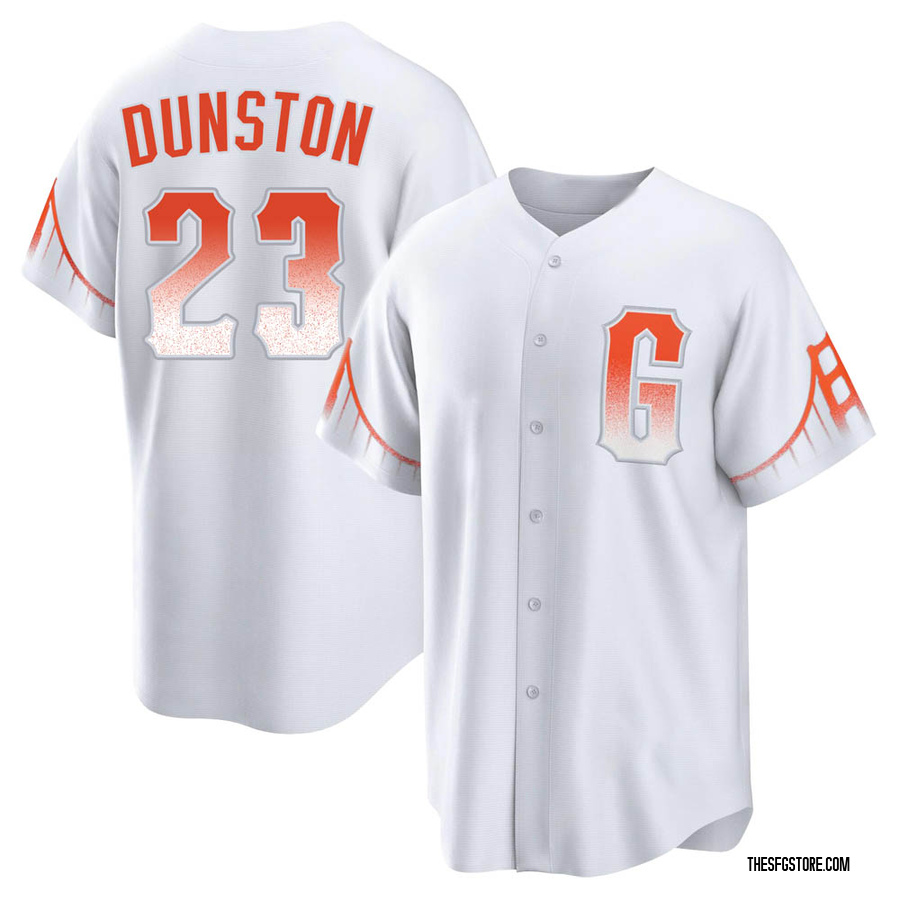 White Replica Shawon Dunston Youth San Francisco Giants 2021 City Connect Jersey