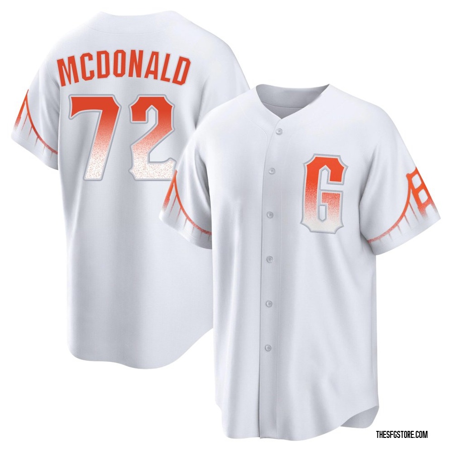 White Replica Trevor McDonald Men's San Francisco Giants 2021 City Connect Jersey