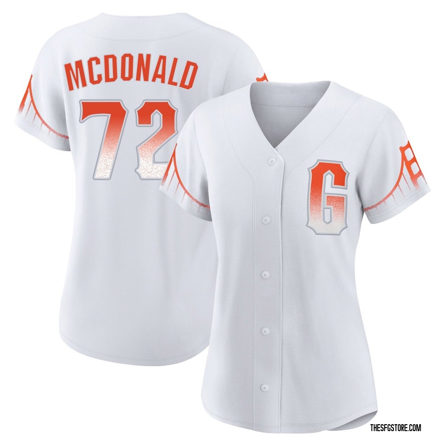 White Replica Trevor McDonald Women's San Francisco Giants 2021 City Connect Jersey