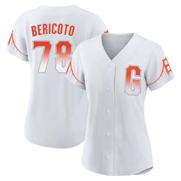White Replica Victor Bericoto Women's San Francisco Giants 2021 City Connect Jersey