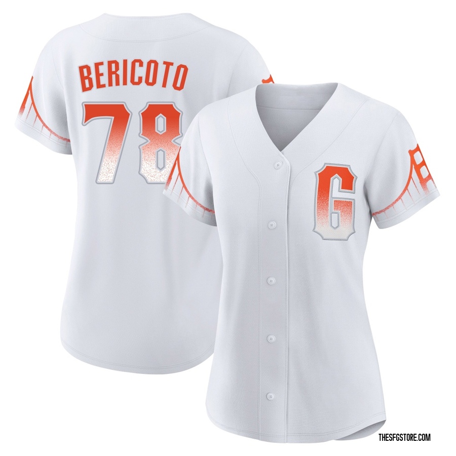 White Replica Victor Bericoto Women's San Francisco Giants 2021 City Connect Jersey