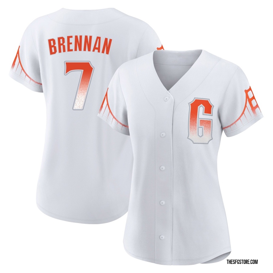 White Replica Will Brennan Women's San Francisco Giants 2021 City Connect Jersey