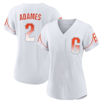 White Replica Willy Adames Women's San Francisco Giants 2021 City Connect Jersey
